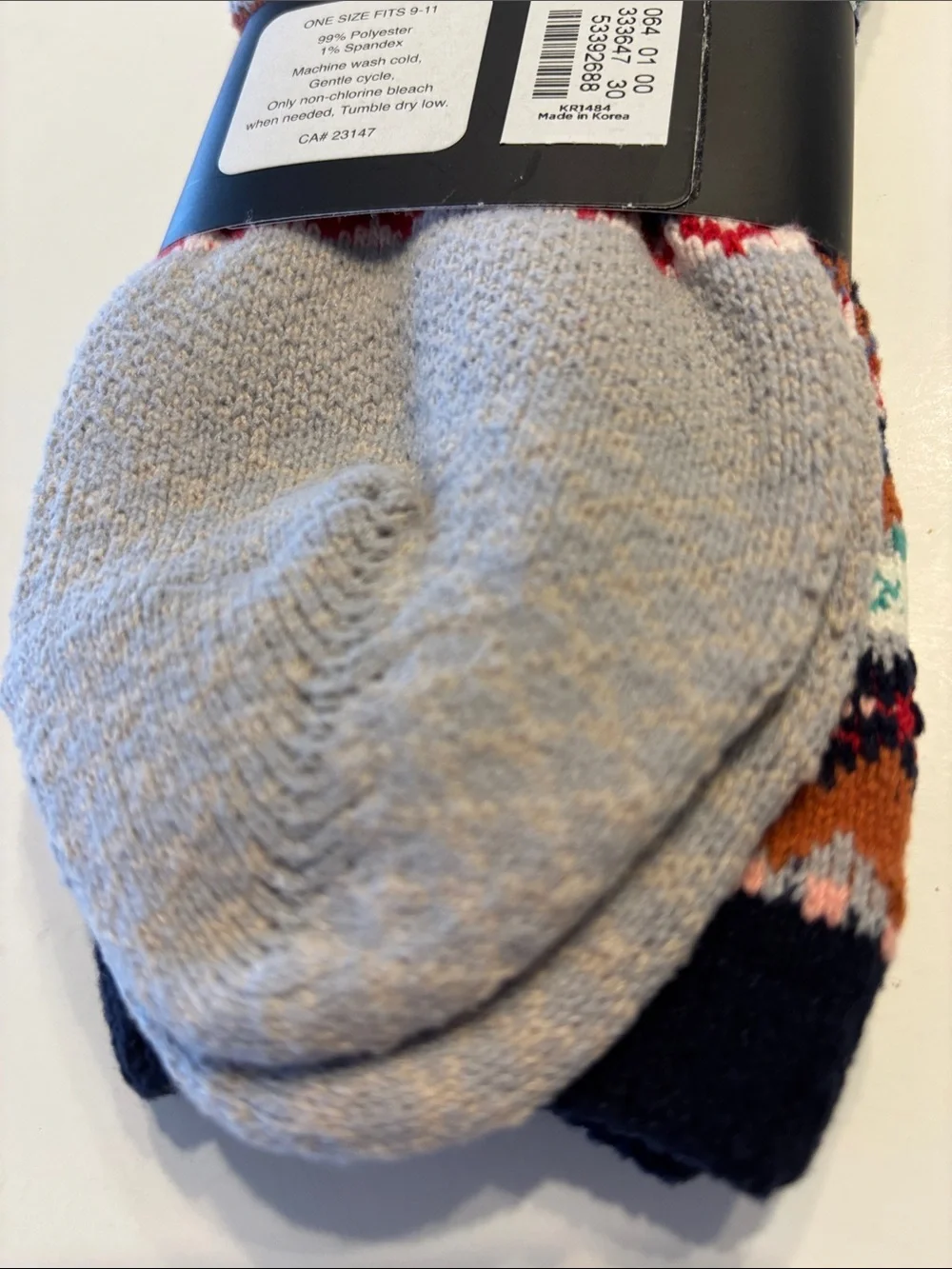 Talbots Women's Fair Isle Trouser Socks